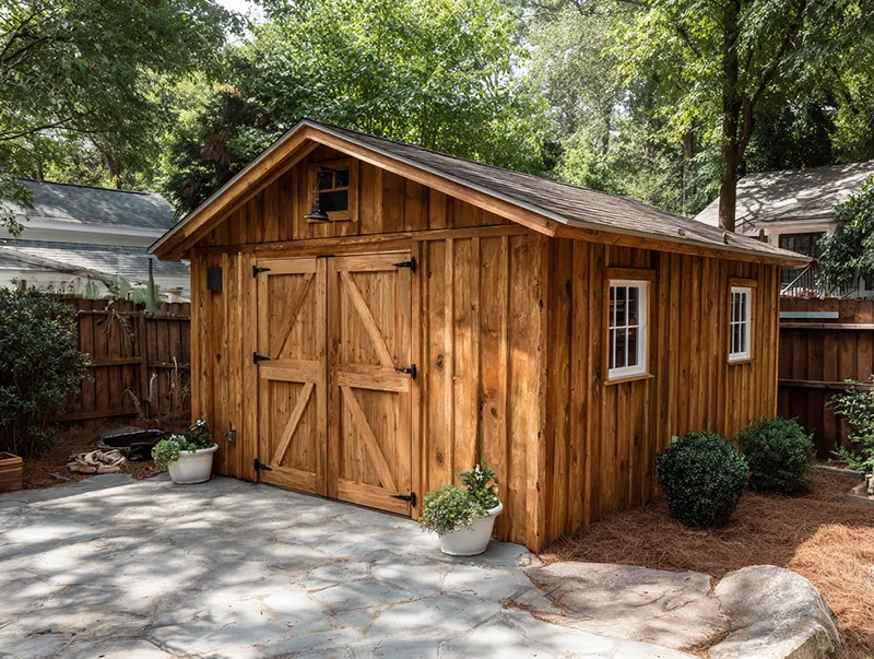 outdoor storage shed